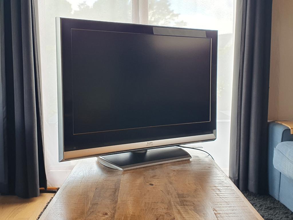 JVC 32 inch LCD TV incl. Chromecast, Gebruikt, 50 Hz, 80 tot 100 cm, Ophalen