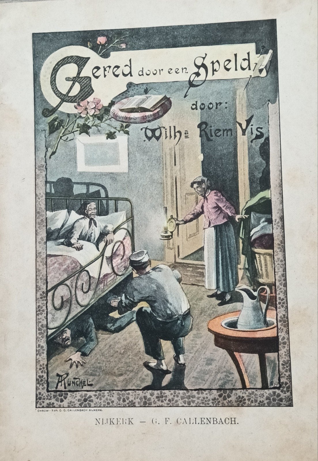 Gered door een Speld - Wilh. Riem Vis (1908), Ophalen of Verzenden, Gelezen, Wilh. Riem Vis, Fictie algemeen