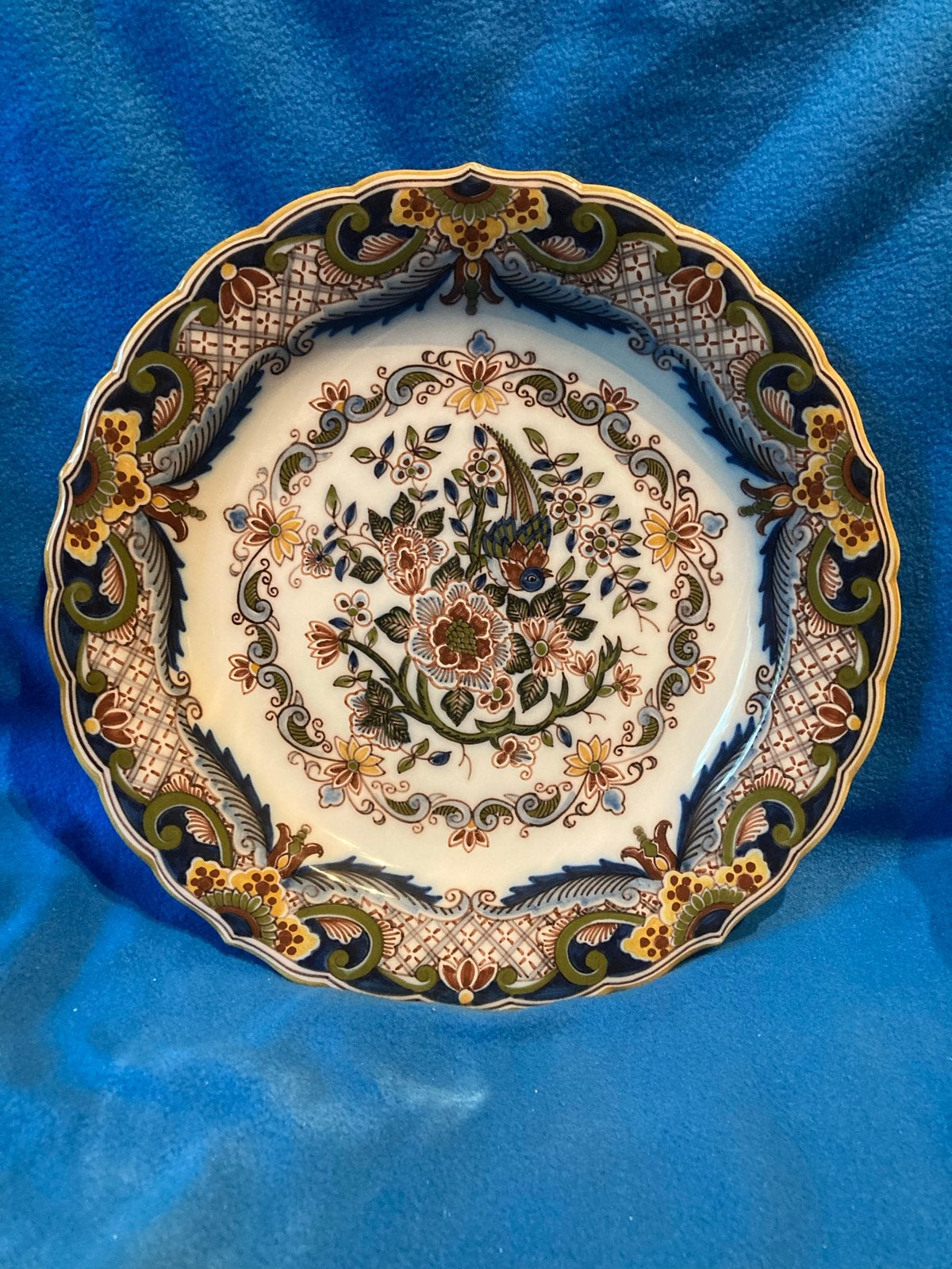 Makkum Tichelaar sierbord met bloemmotief, Antiek en Kunst, Ophalen