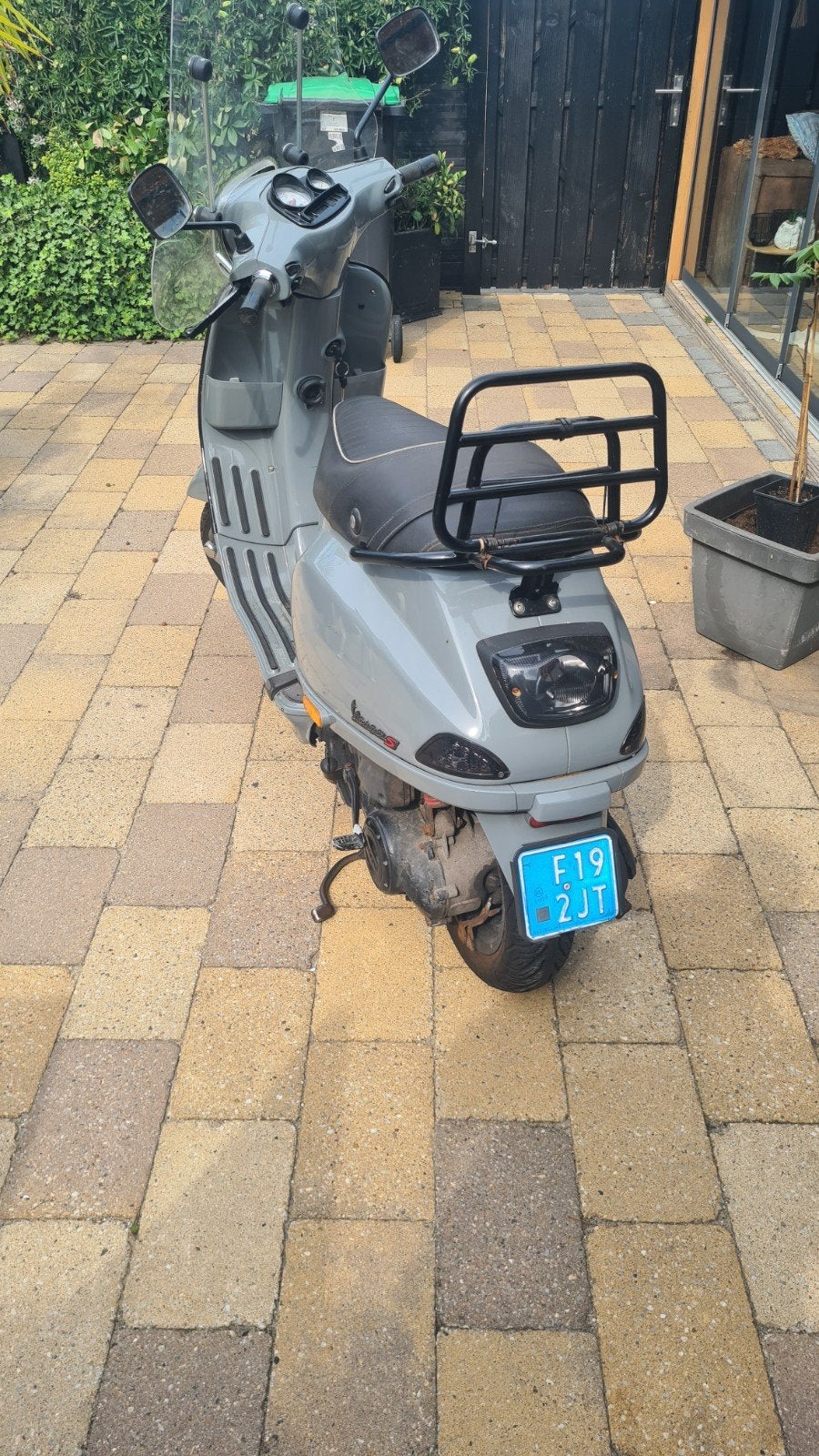 Vespa Piaggio C38 Scooter - Grijs, Fietsen en Brommers, Ophalen, Gebruikt, Overige modellen, Benzine