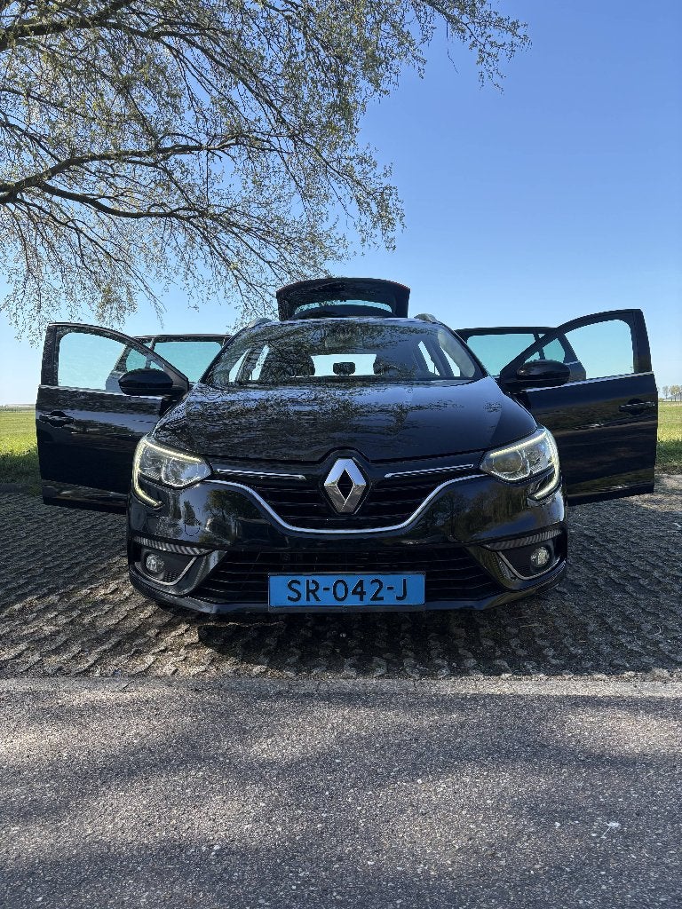 Renault Mégane 2018 - Taxi Klaar - BCT G3 - Nieuwe Riem, 4 cilinders, Zwart, Origineel Nederlands, Stationwagon
