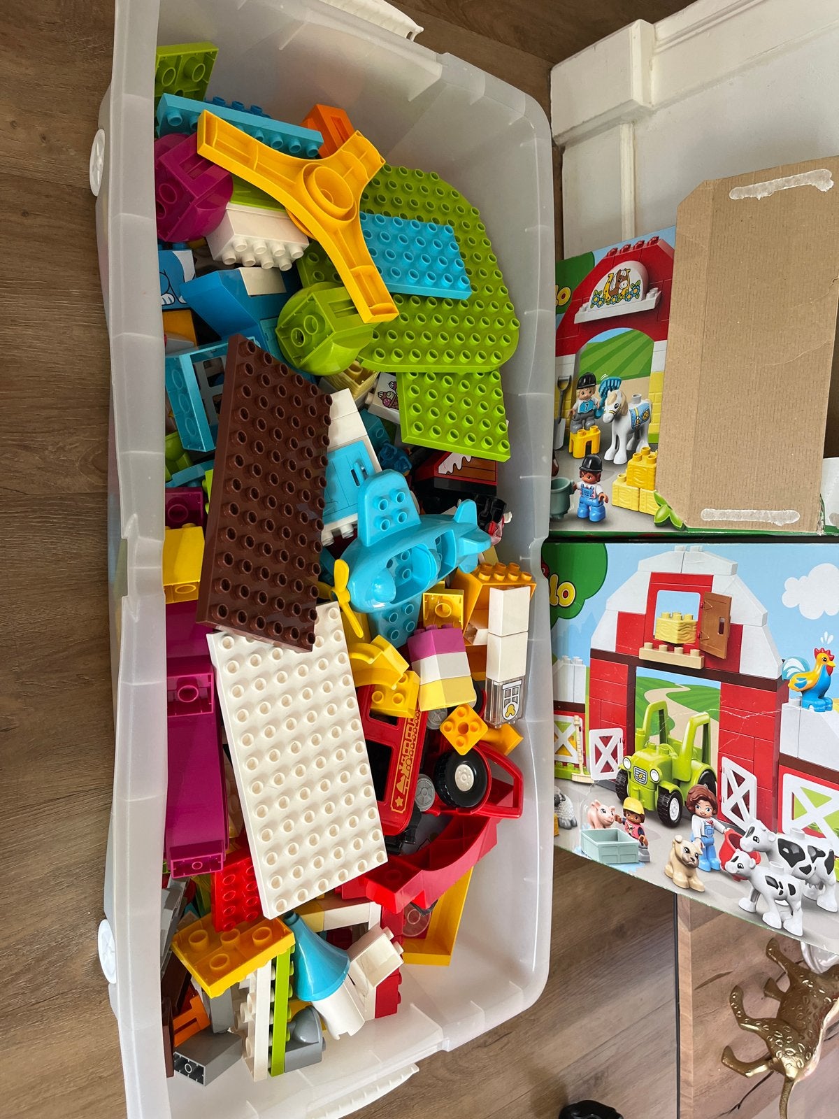 Grote Duplo collectie: Trein, Boerderij, Speeltuin, Mickey, Ophalen of Verzenden, Gebruikt, Overige merken