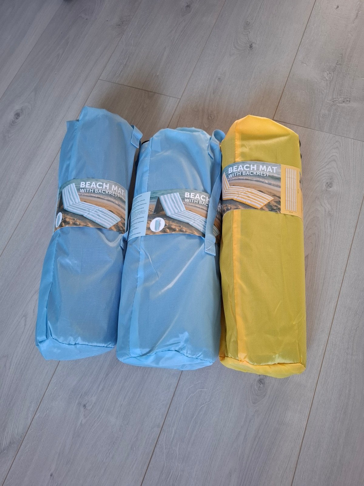 Nieuwe strandmatten met rugleuning - 3 stuks, Ophalen