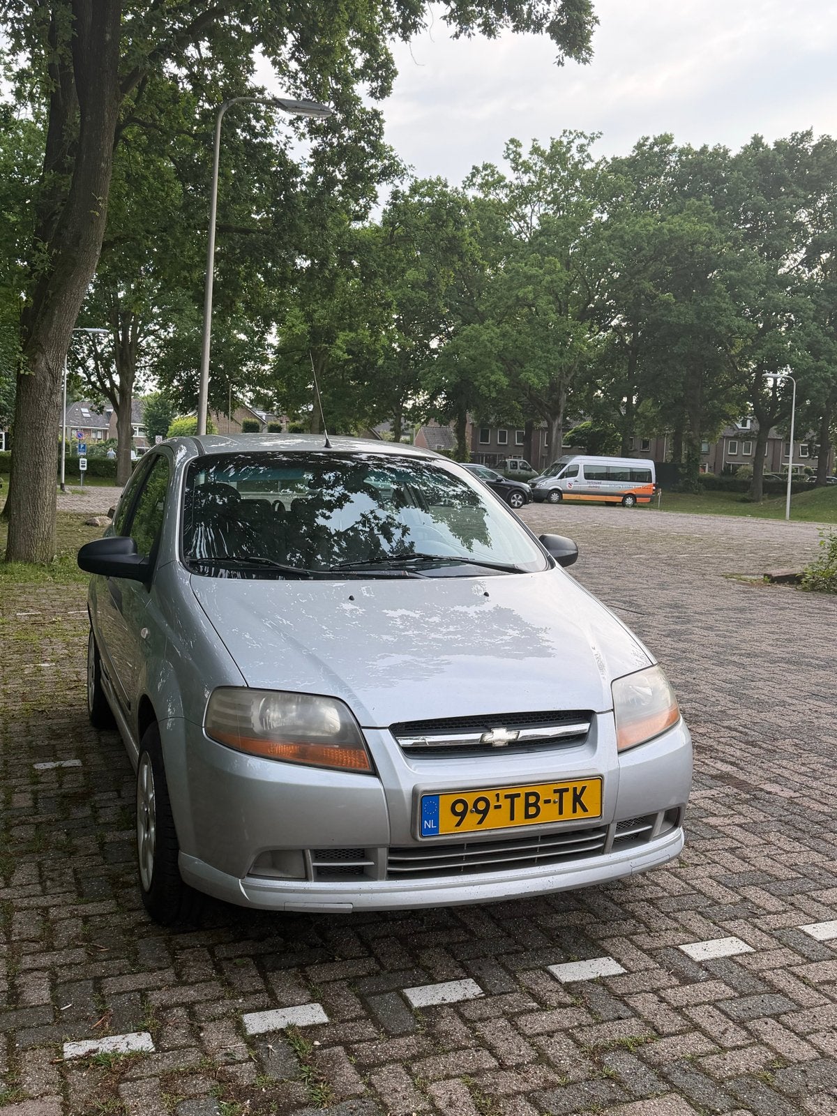 Chevrolet Kalos 1.2 3D 2006 Grijs nieuwe apk, Auto's, Chevrolet, Particulier, Kalos, Benzine, C, Hatchback, Handgeschakeld, Origineel Nederlands