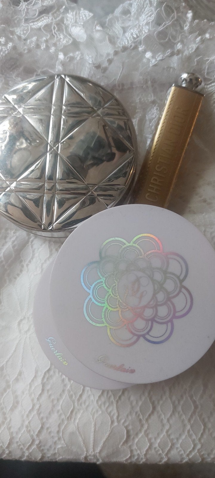 NIEUW Guerlain Meteorites, Dior Lip en Dior Poeder Set, Gebruikt, Lippen, Ophalen of Verzenden, Make-up