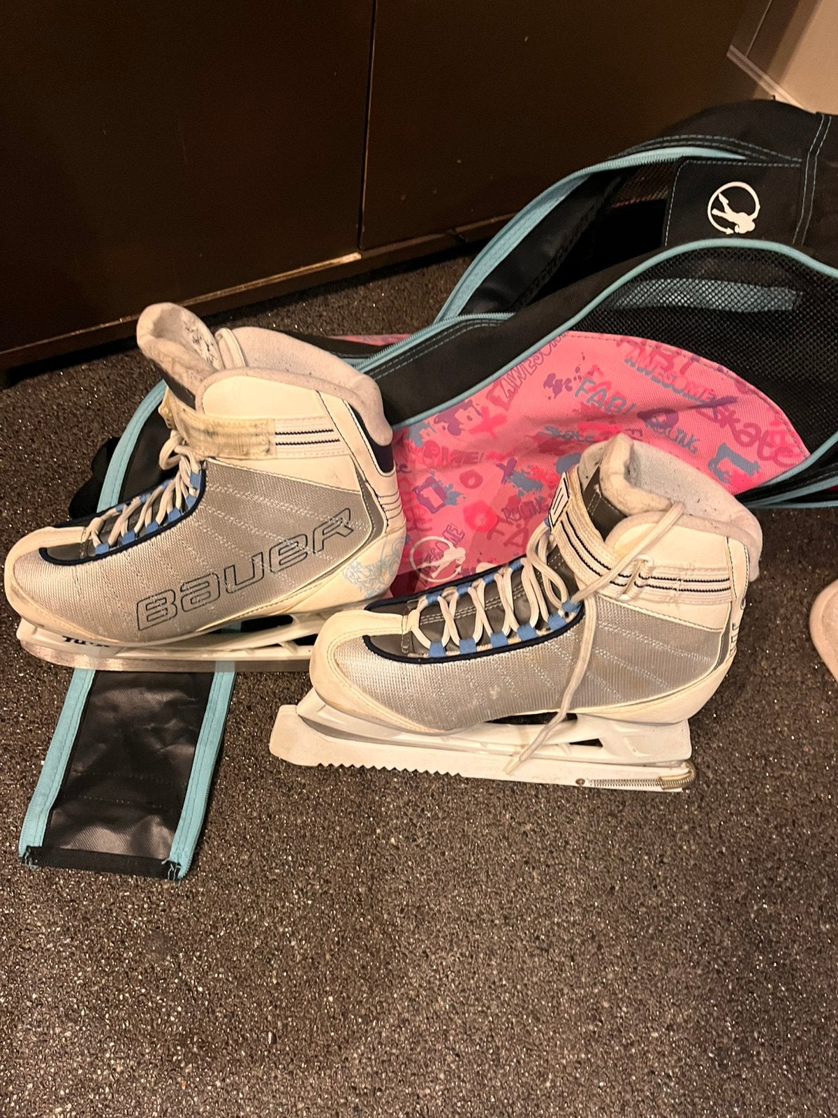 Bauer schaatsen met tas, Ophalen of Verzenden, Gebruikt, Bauer