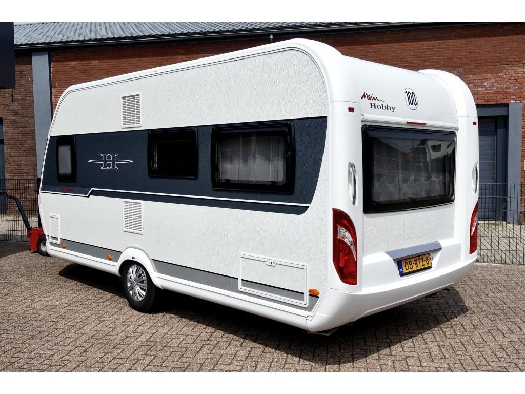 Hobby De Luxe Edition 460 UFE 2019 Mover Fietsrek 1500 KG, Rondzit, Hobby, Dwarsbed, Bedrijf