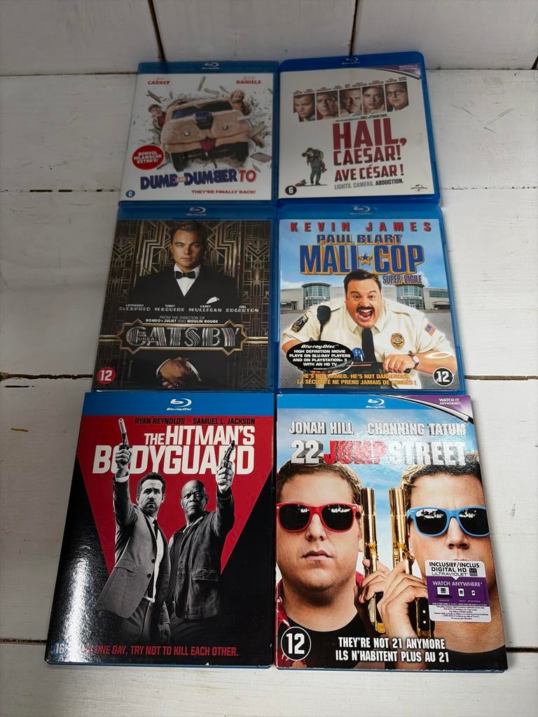 Blu-ray Filmcollectie: Actie, Komedie & Drama (6 films), Cd's en Dvd's, Blu-ray, Zo goed als nieuw, Overige genres, Ophalen