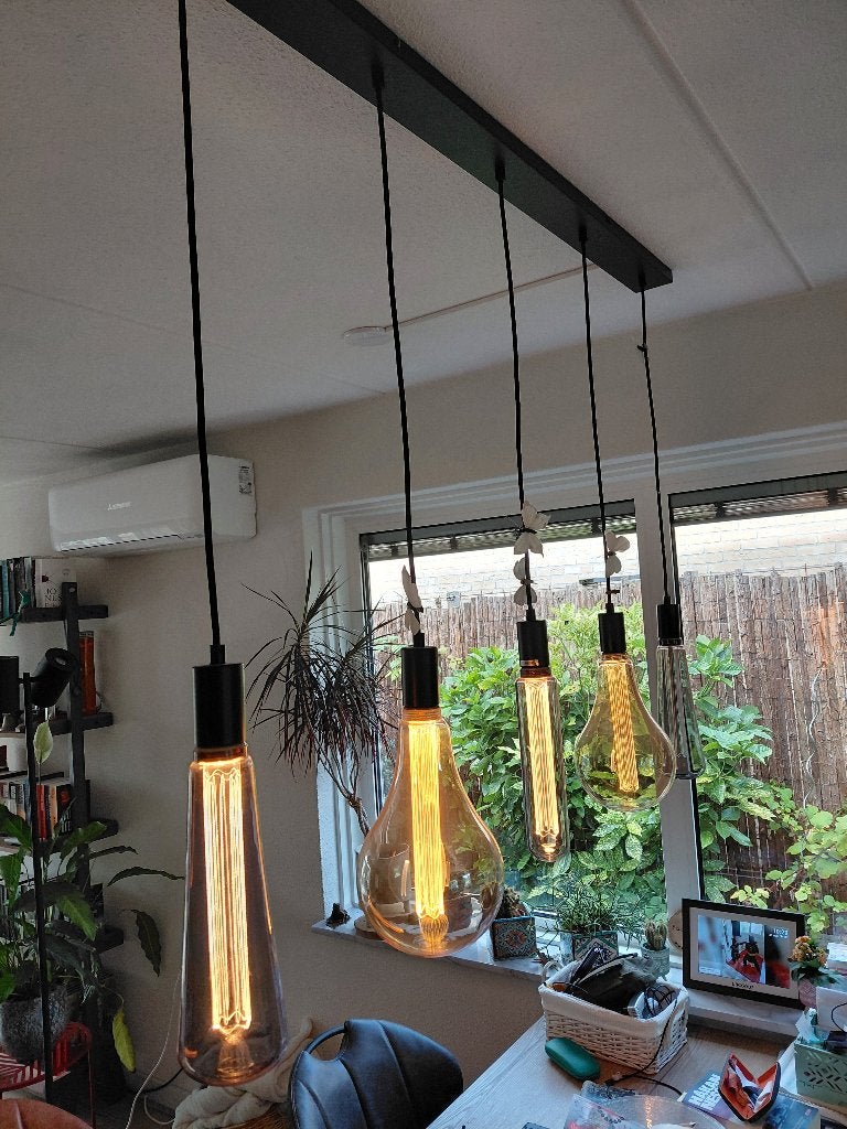 Moderne hanglamp Freelight, Ophalen, Gebruikt, Overige fittingen, Glas