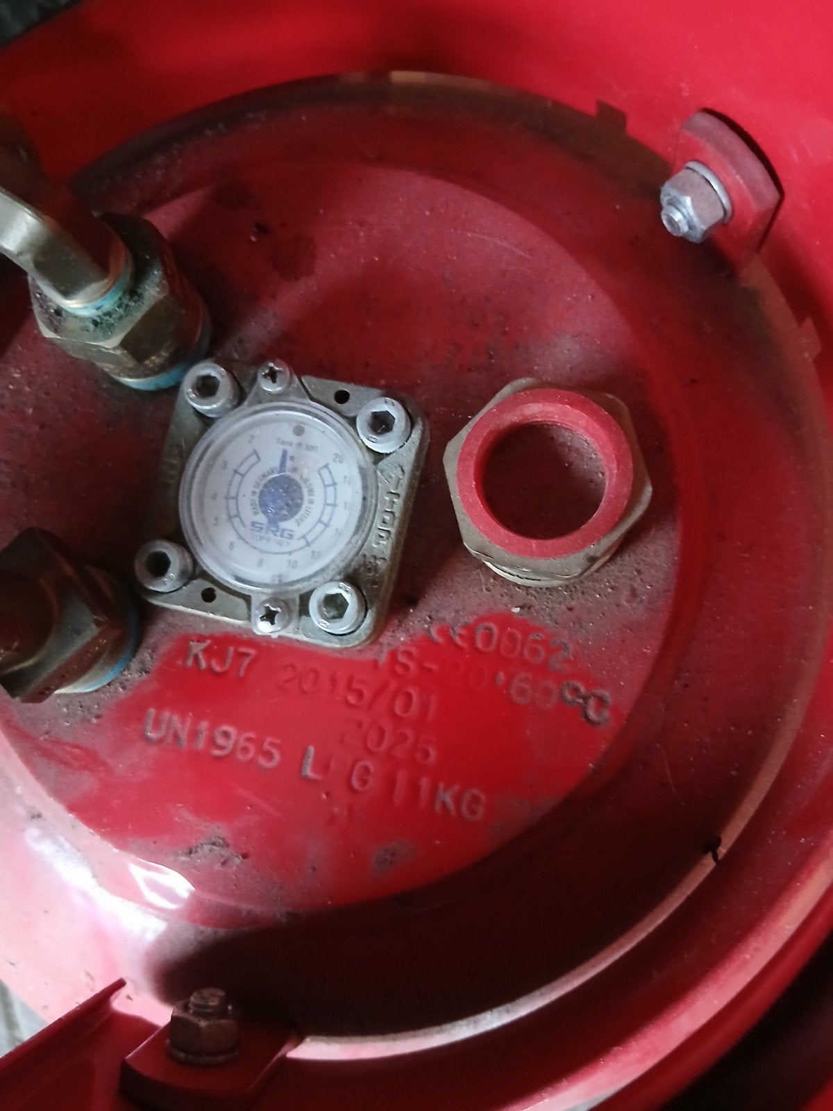 lpg gasfles, Ophalen, Gebruikt