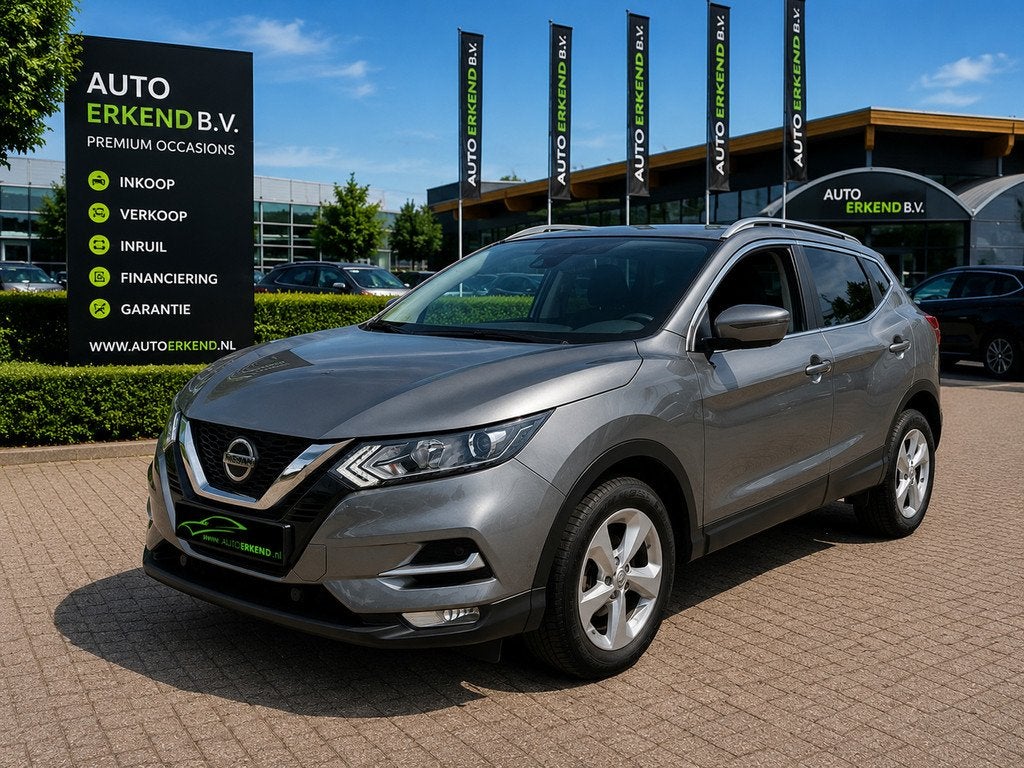 Nissan QASHQAI 1.2 N-Connecta Panodak, 360 Camera, Keyless, Gebruikt, 4 cilinders, 116 pk, Bedrijf