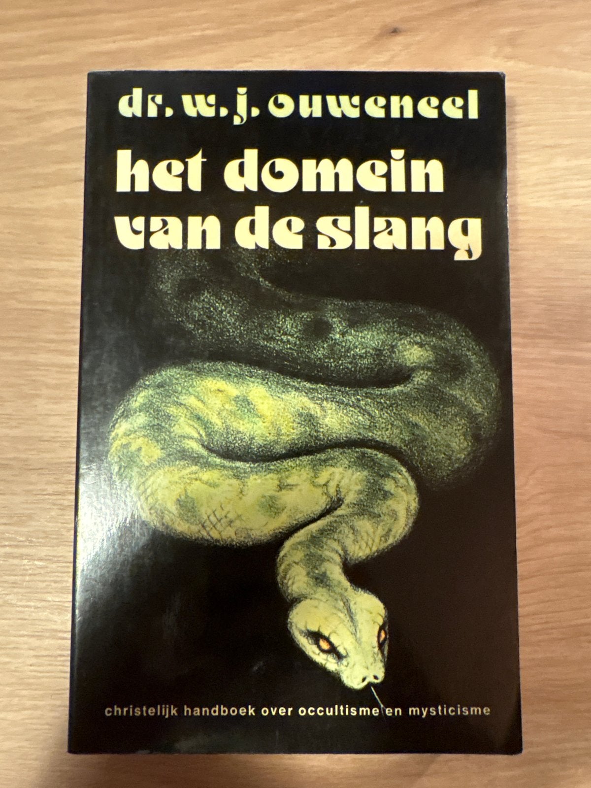 Het Domein van de Slang - Dr. W.J. Ouweneel, Ophalen of Verzenden, Gelezen, Spiritualiteit algemeen, Achtergrond en Informatie