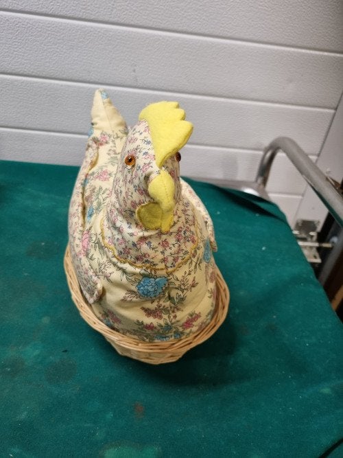 eierwarmhoud mand groot  vintage met mand, Ophalen of Verzenden, 'T Olde Gre-j, Info@toldegrej.nl, Endepoelstraat 20f Didam