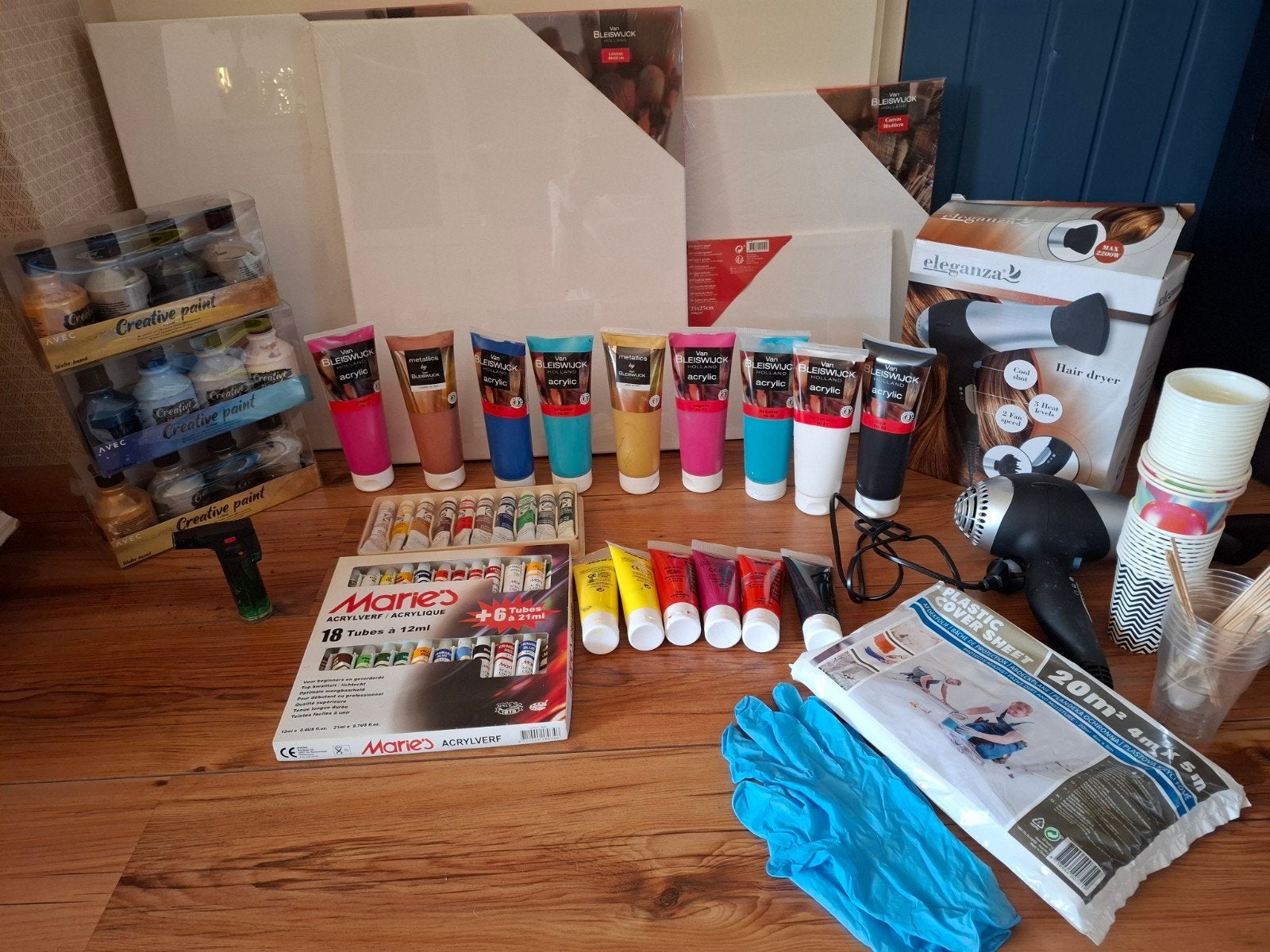 pouring painting beginners set., Ophalen, Nieuw, Acrylverf