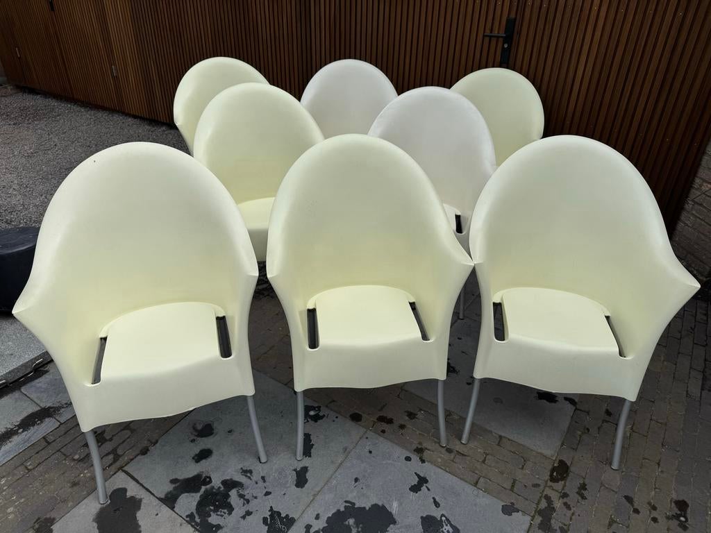8 Lord Yo stoelen van Philippe Starck, Ophalen, Gebruikt, Overige kleuren, Vijf, Zes of meer stoelen