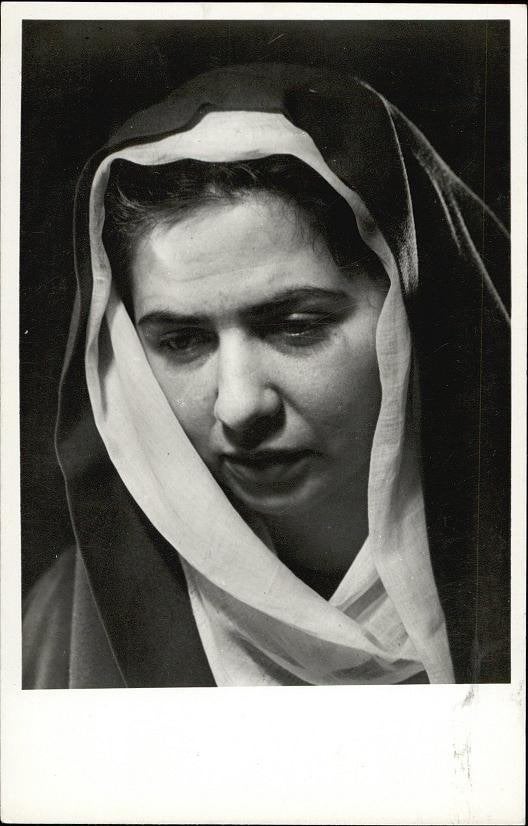Passiespelen Tegelen Pilatus - Maria -Jezus en Maria 1950, Ophalen, 1940 tot 1960, Ongelopen, Limburg