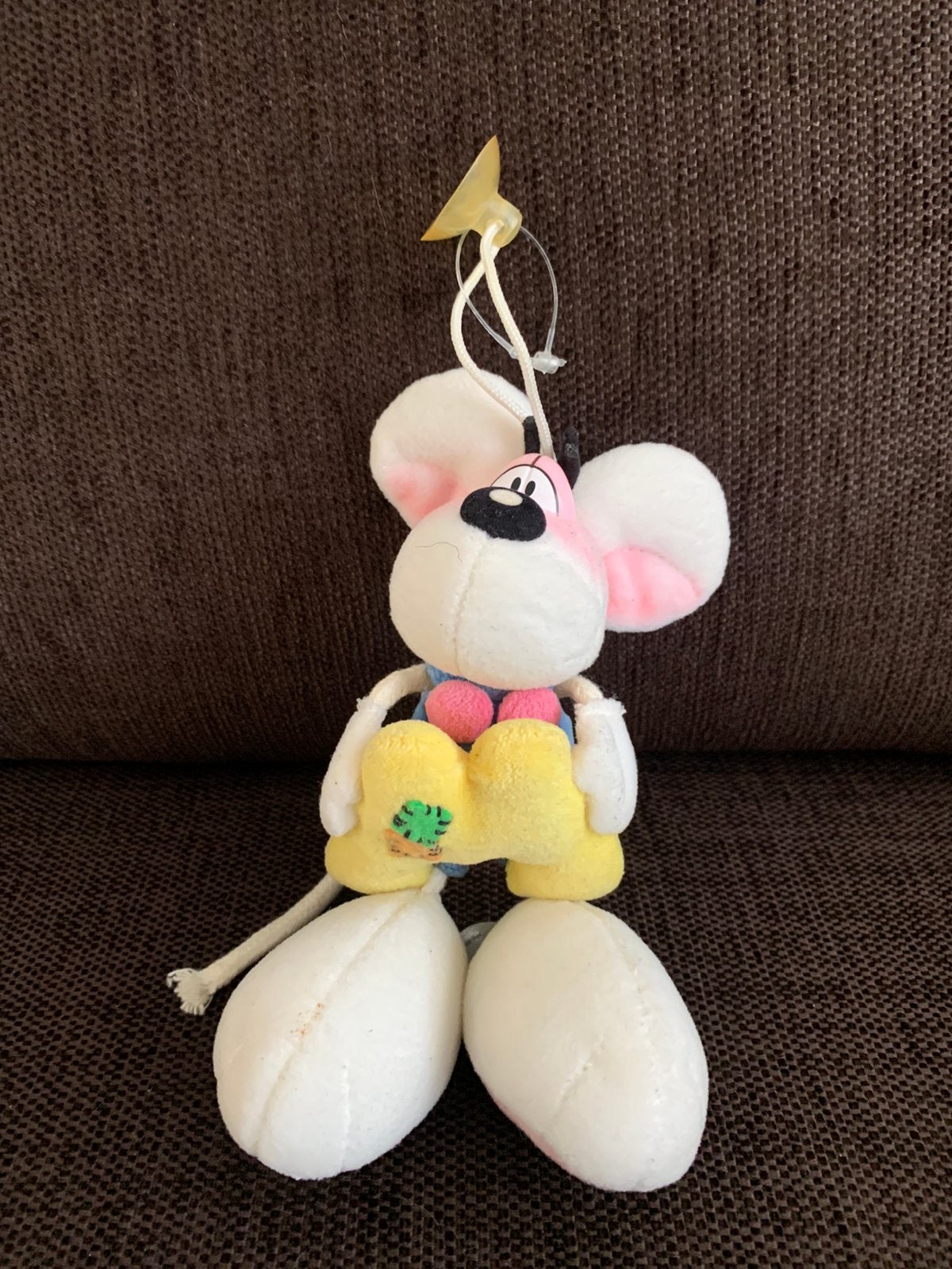 Vintage Diddle knuffeltje met zuignap, Verzamelen, Ophalen of Verzenden, Zo goed als nieuw, Knuffel