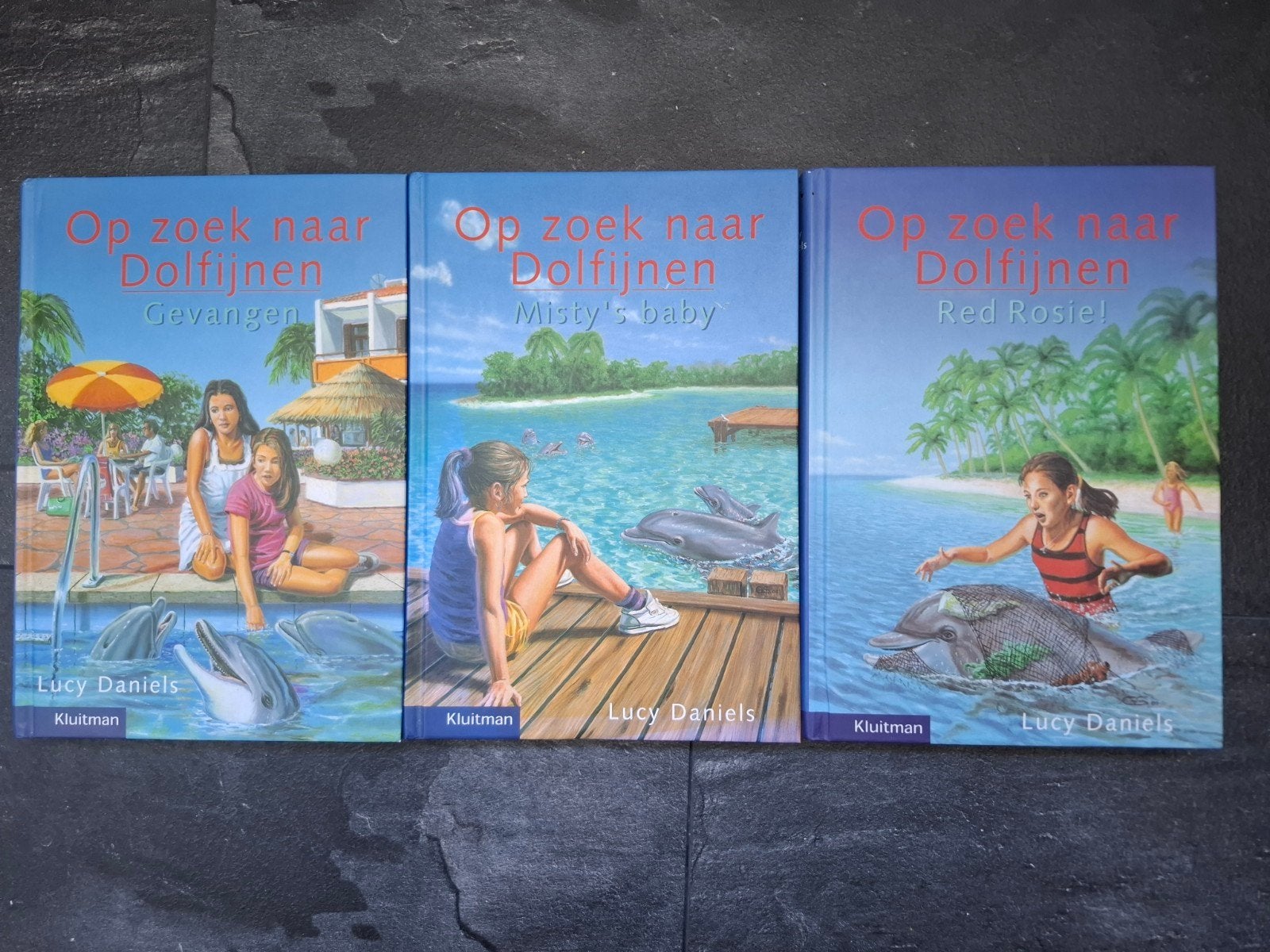 3 op zoek naar Dolfijnen boeken, Boeken, Ophalen of Verzenden, Gelezen, Lucy Daniels, Fictie