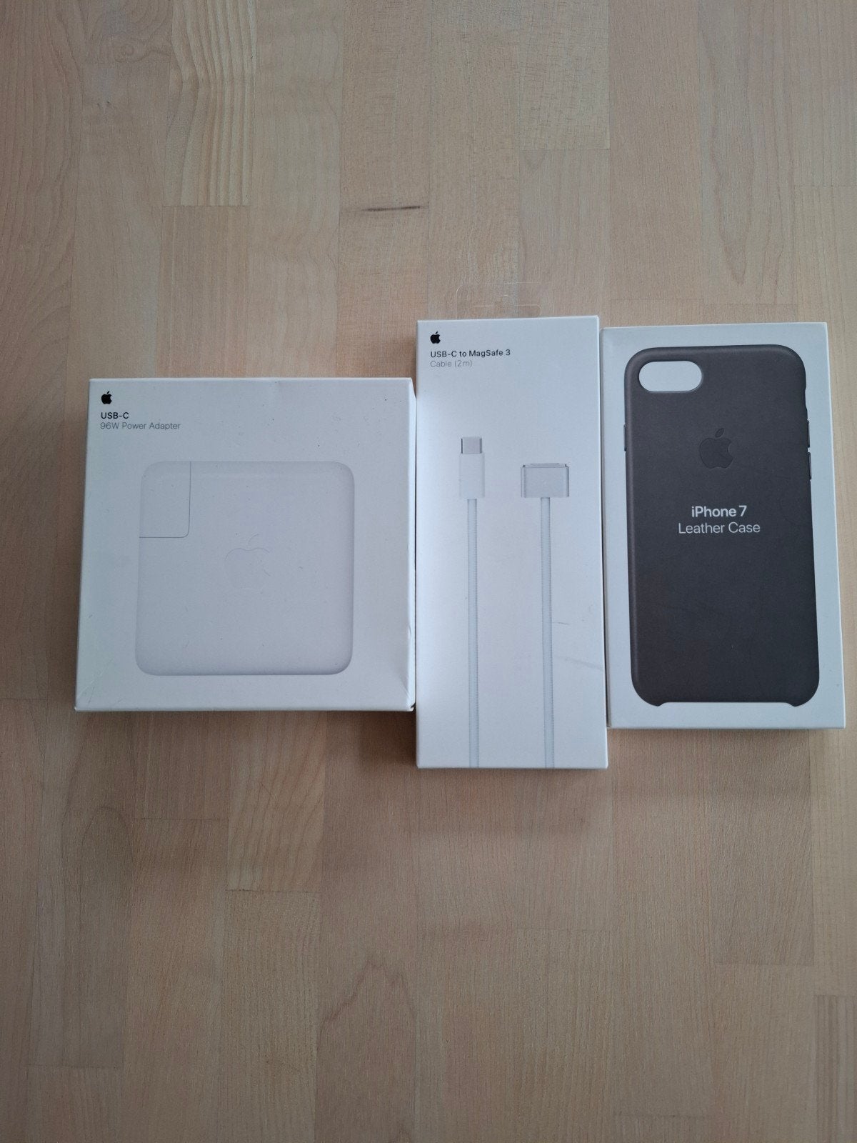 Apple diversen o. a. iPhone 7  Leren Hoesje - Stormgrijs, Nieuw, Hoesje of Tasje, Ophalen of Verzenden, Grijs
