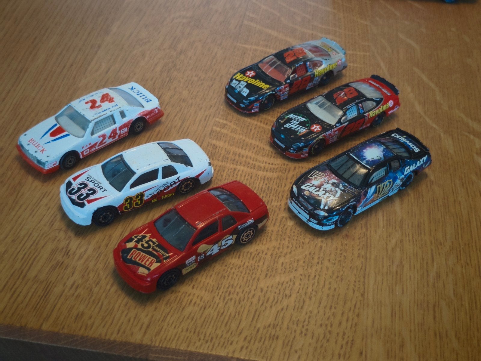 6x Nascar Race Auto's, Ophalen of Verzenden, Auto