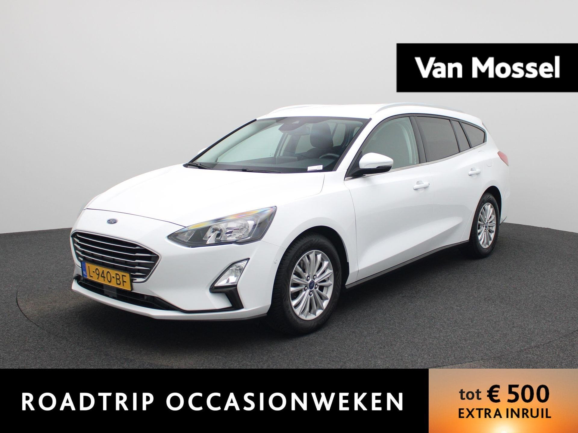 Ford Focus Wagon 1.5 EcoBlue Titanium X Business | Virtual c, 12 maanden, Gebruikt, 4 cilinders, Wit