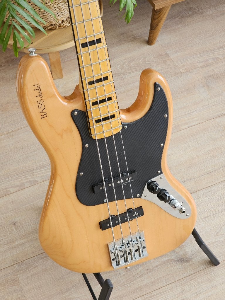 Squier Classic Vibe '70s Jazz Bass (Natural), Fender, Fender Musical Instruments Corporation, Zo goed als nieuw, Support@fender.com