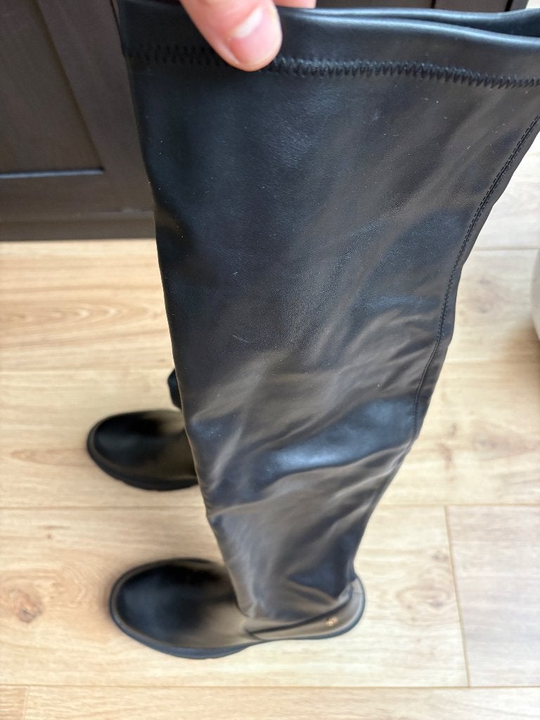 Overknee laarzen met 39, Hoge laarzen, Guess, Verzenden, Zwart