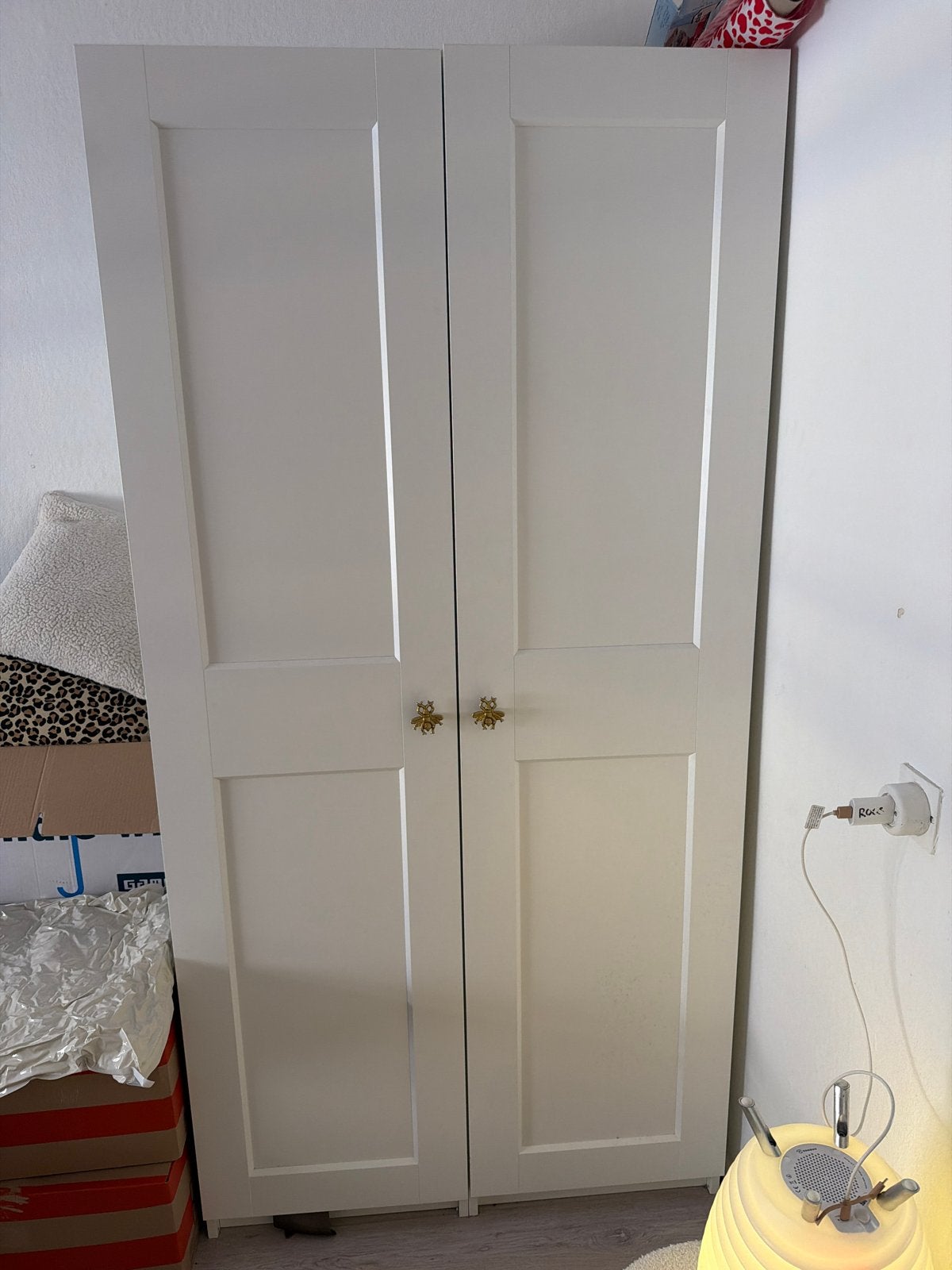 Ikea PAX kast Witte kledingkast met hang- en legruimte, Ophalen, Gebruikt, 200 cm of meer, 50 tot 100 cm