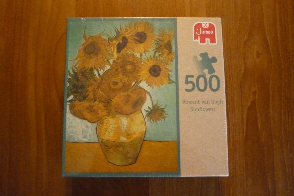 Nieuw Jumbo Vincent van Gogh '' SUNFLOWERS '' 500 st., Ophalen, 500 t/m 1500 stukjes, Nieuw, Legpuzzel