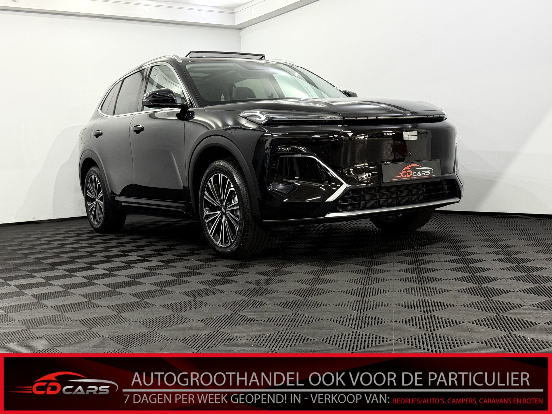 GEELY Starray EM-i 1.5 Max+ Panoramadak, Leder, 360 Camera,, Auto's, Gebruikt, 4 cilinders, 100 pk, Bedrijf