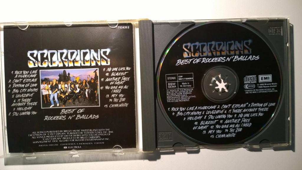 Scorpions - Best Of Rockers N' Ballads, Ophalen of Verzenden, Zo goed als nieuw, Poprock