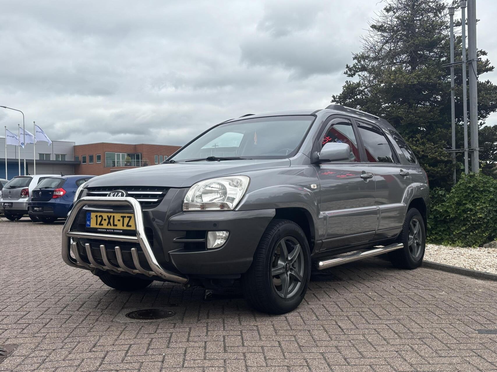 Kia Sportage 2.0 CVVT Comfort, Airco, Cruise, Trekhaak!, Auto's, 1442 kg, Stof, Gebruikt, 4 cilinders