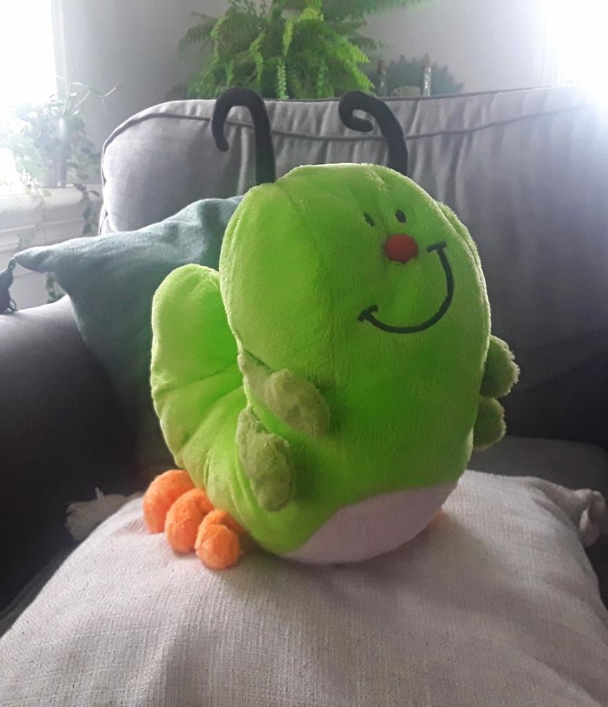 Grote knuffel van een rups - rupsie, Groen, Overige typen, Ophalen of Verzenden, Met label