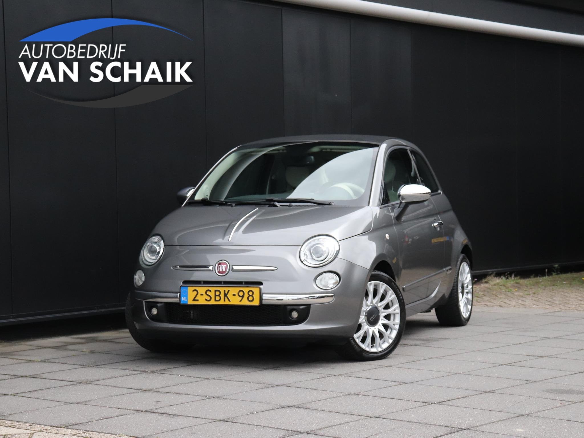 Fiat 500 C 0.9 TwinAir Lounge | OPEN DAK | LEDER | ELEK. RAM, Auto's, Fiat, Euro 5, Gebruikt, 31 €/maand, Cabriolet