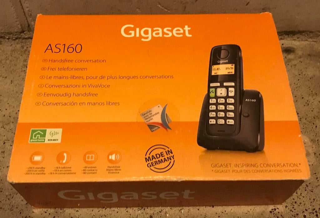 Gigaset AS160 vaste telefoon - Gigaset Nieuw!, Ophalen, Zo goed als nieuw, 1 handset