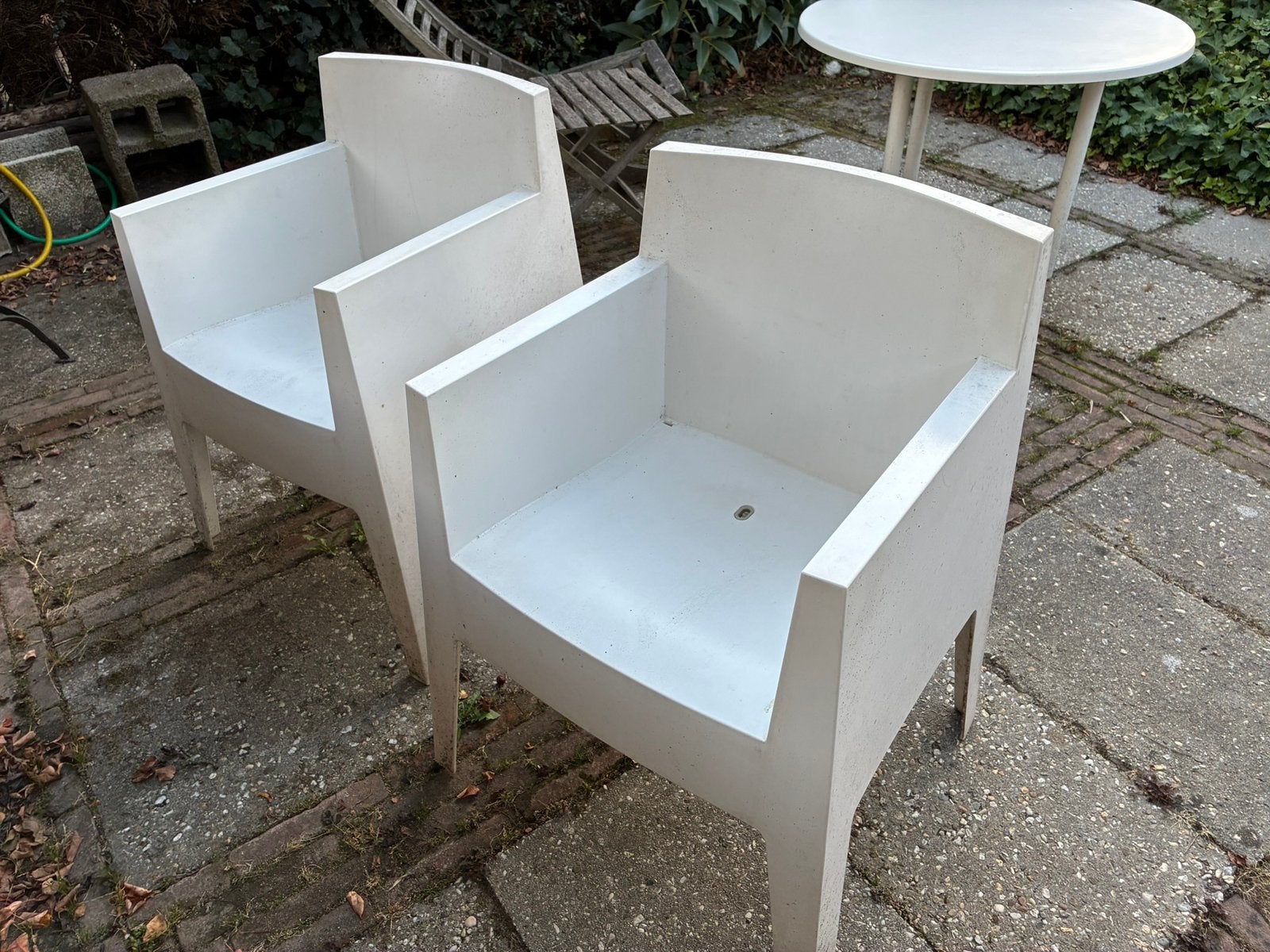 tuinstoelen, Tuin en Terras, Ophalen, Gebruikt, Kunststof