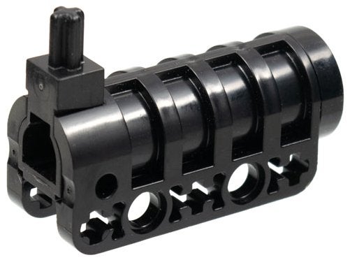 Lego Black Projectile Launcher, Cannon, Round Bottom with, Gebruikt, Overige thema's, Lego, Accessoire