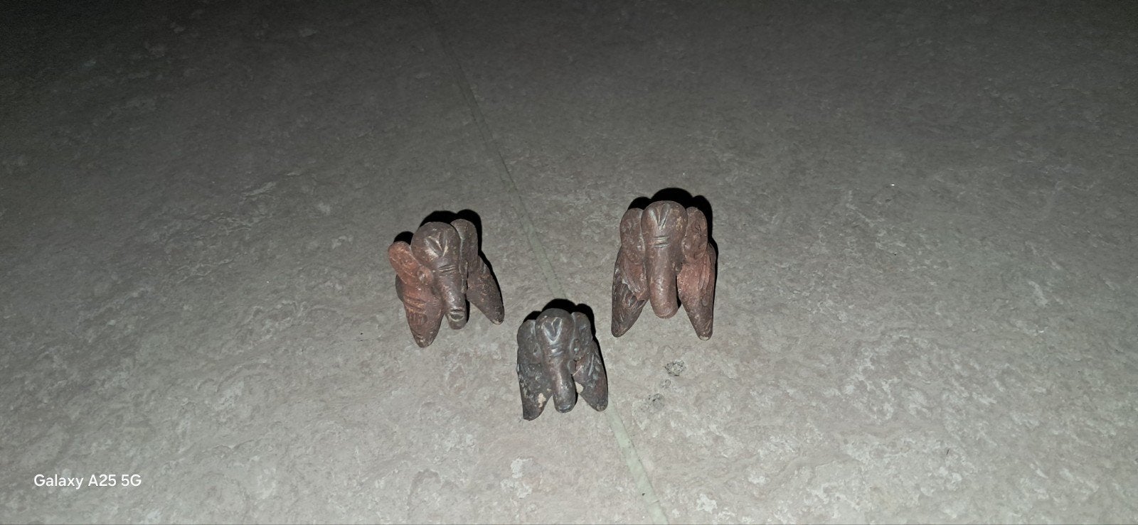 Set van 3 kleine olifantjes, decoratie, Ophalen of Verzenden, Gebruikt, Dier