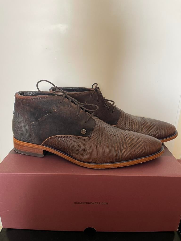 Rehab heren schoenen maat 45, Bruin, Overige typen, Ophalen of Verzenden, Gedragen