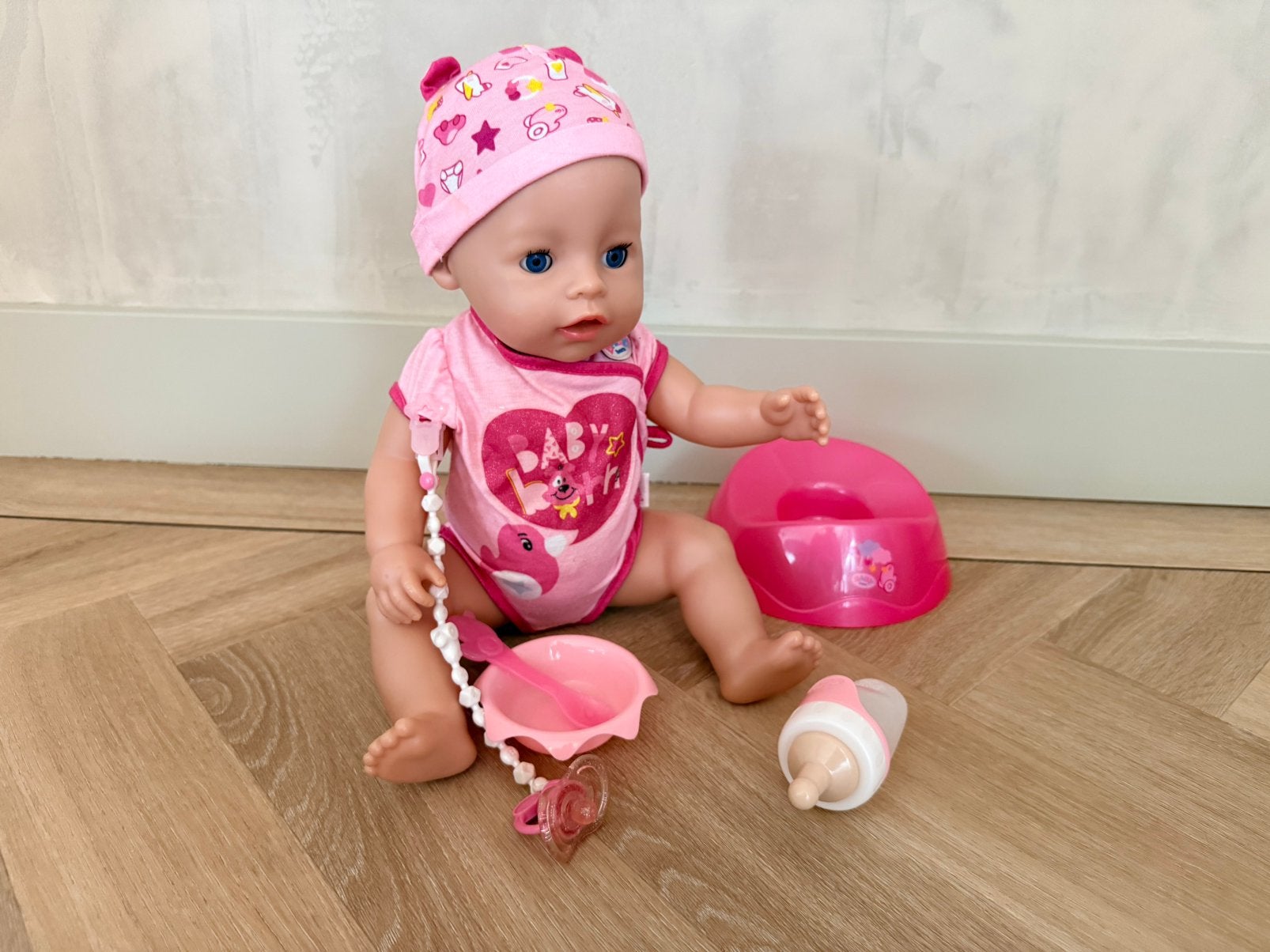 Baby Born pop met accessoires, Kinderen en Baby's, Speelgoed | Poppen, Ophalen of Verzenden, Gebruikt, Babypop