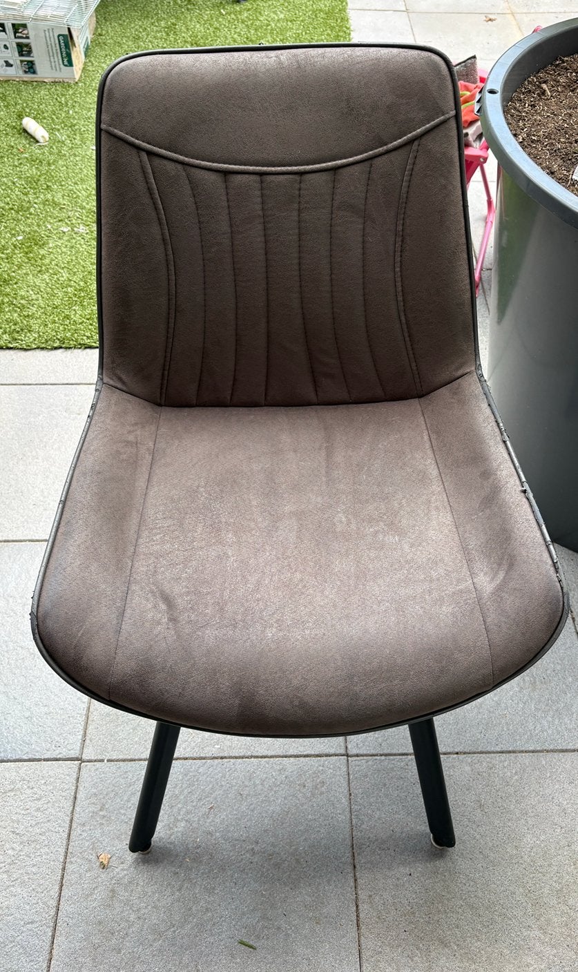 6 stoelen, Ophalen, Gebruikt, Bruin, Vijf, Zes of meer stoelen