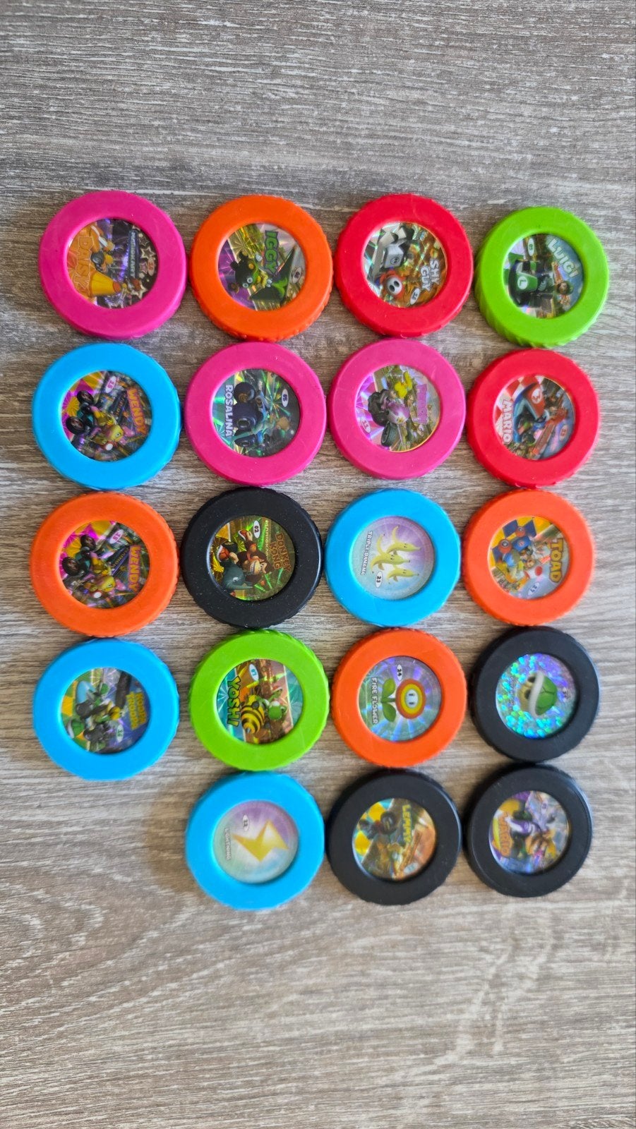 Super Mario Bros. Flippo's/munten - Diverse Collectie, Verzamelen, Ophalen of Verzenden, Zo goed als nieuw