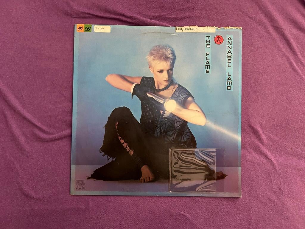 LP Annabel Lamb – The Flame, Cd's en Dvd's, Ophalen of Verzenden, 1980 - 1989, Gebruikt, 12 inch