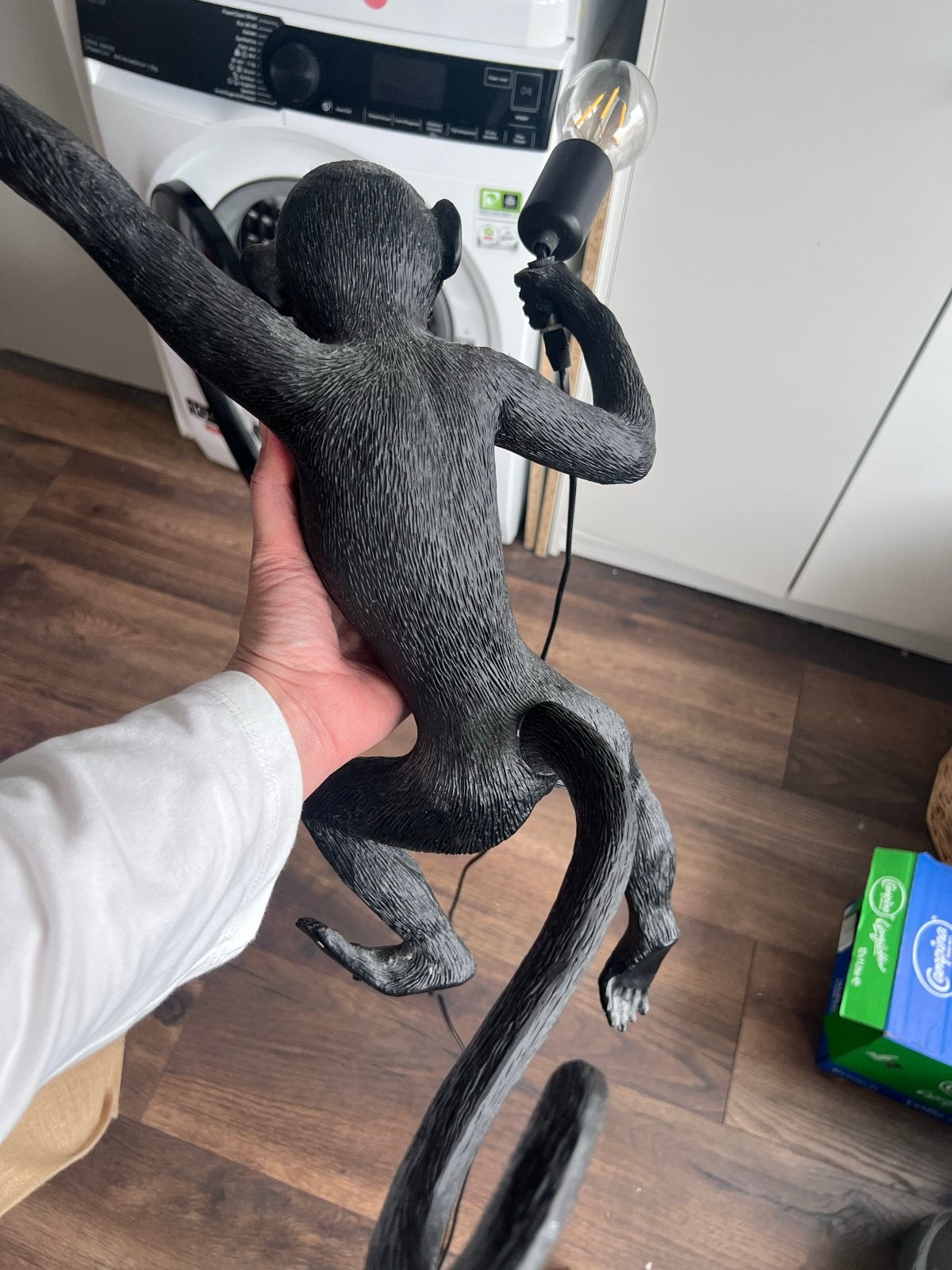 Unieke Apen Wandlamp - Speels en Decoratief, Huis en Inrichting, Ophalen, Zo goed als nieuw, Kunststof
