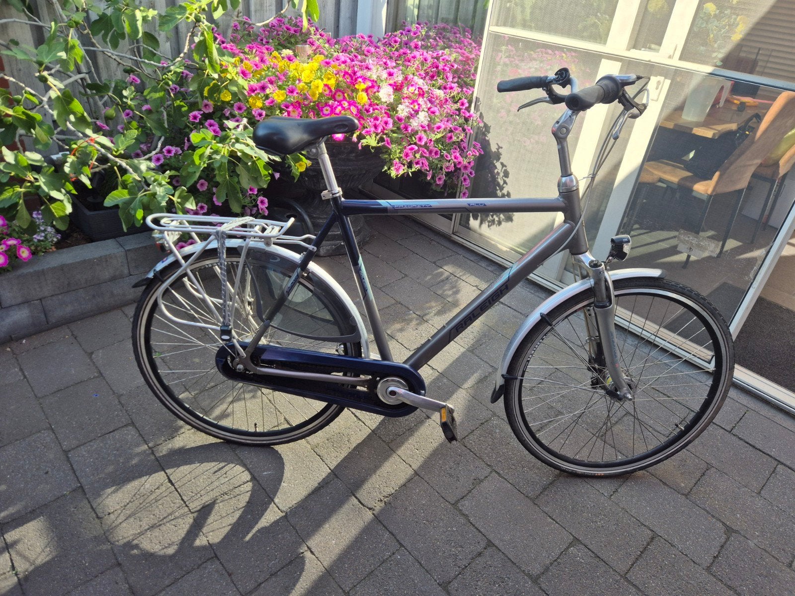 Herenfiets 7 versnellingen, 28 inch, framehoogte 60 cm, 57 tot 61 cm, Ophalen of Verzenden, Gebruikt, Versnellingen