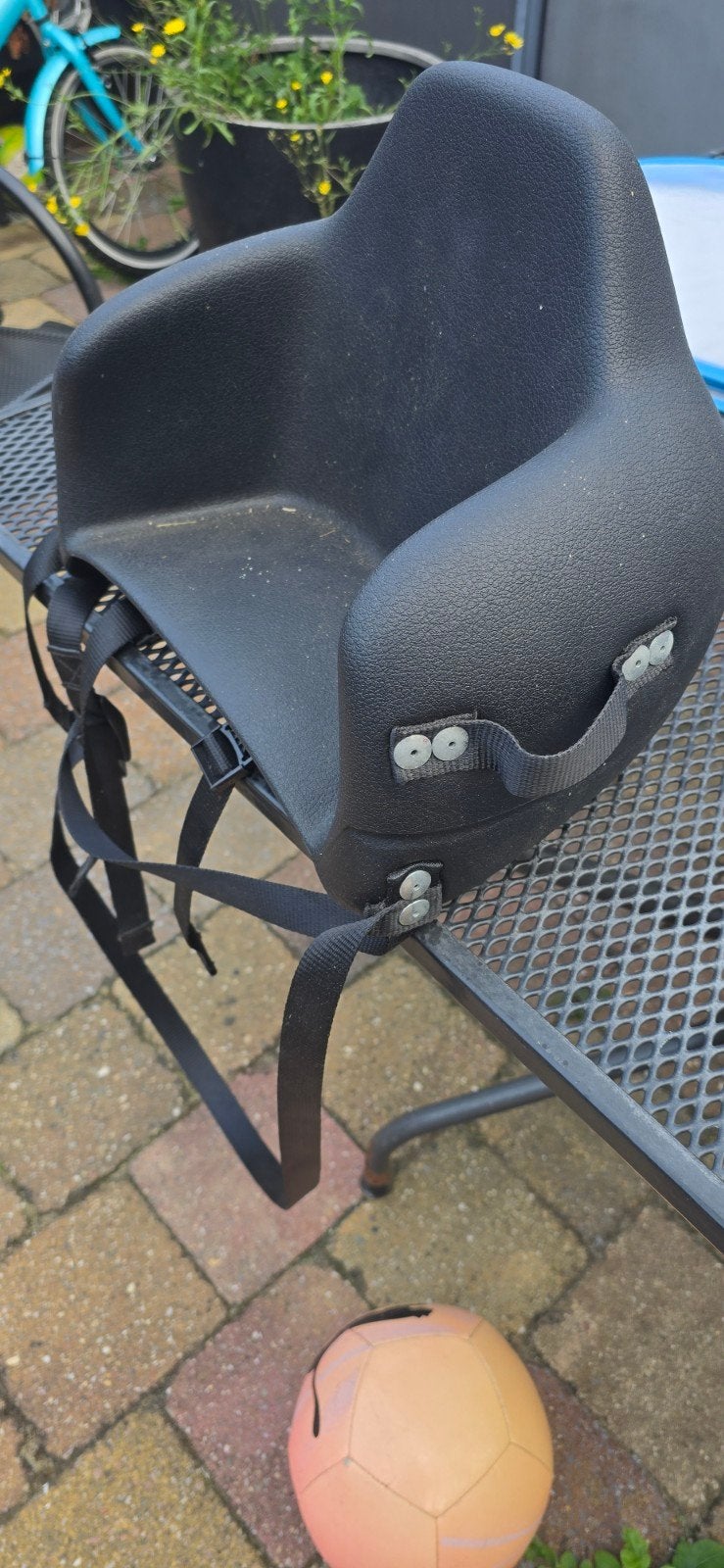 Kinderzitje brommer/scooter, Ophalen, Zo goed als nieuw