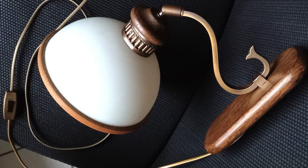 Steinhauer wandlamp - Mushroom (Hollands design 70/80'/er, Ophalen of Verzenden, Gebruikt, Overige materialen