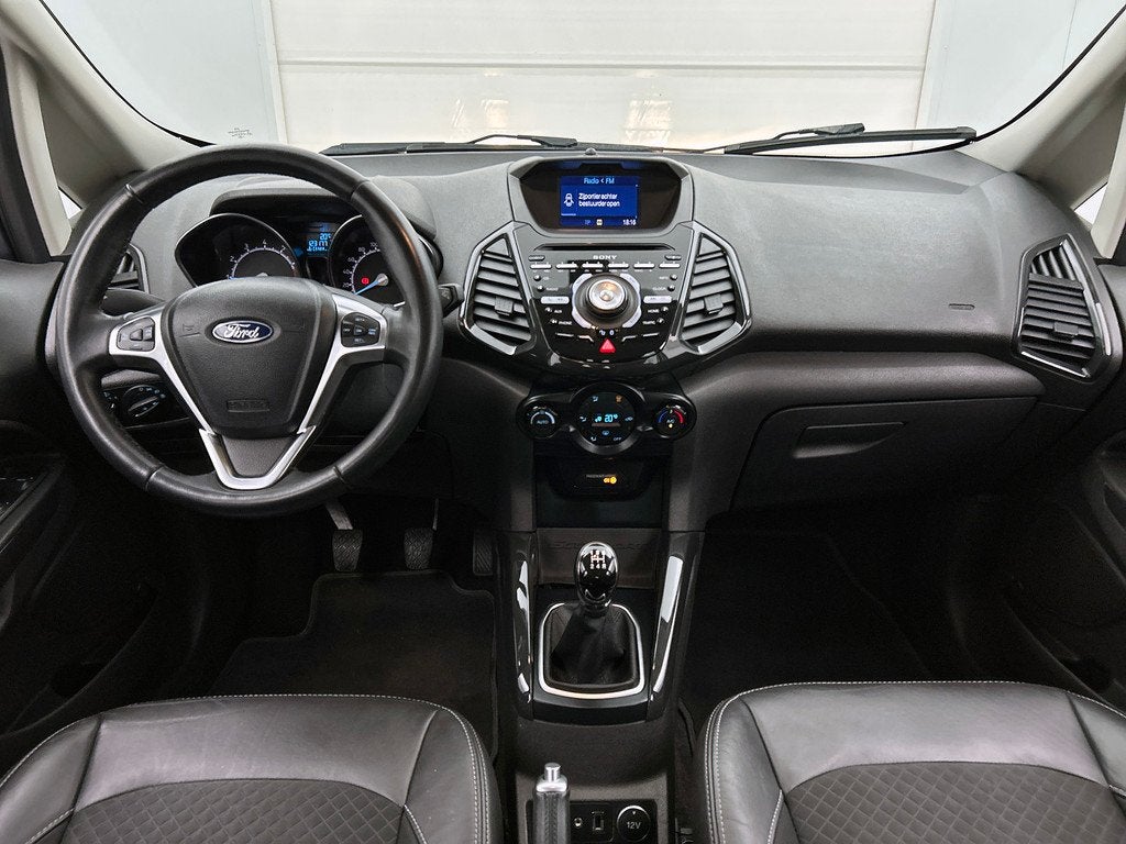 Ford EcoSport 1.0 EcoBoost Titanium (CAMERA, NAVIGATIE, CRUI, Auto's, Ford, Voorwielaandrijving, 125 pk, Gebruikt, Ecosport