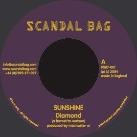 diamond / sunshine - ska/reggae/dancehall/ragga, Gebruikt, Verzenden, Originele persing, 7 inch