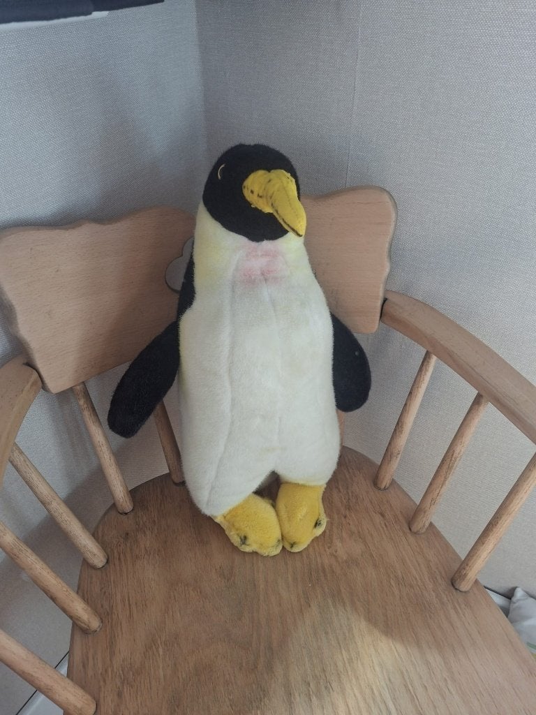 Hermann Teddy Pinguïn - 50cm, Verzamelen, Beren en Cherished Teddies, Ophalen of Verzenden, Gebruikt, Overige typen, Overige merken